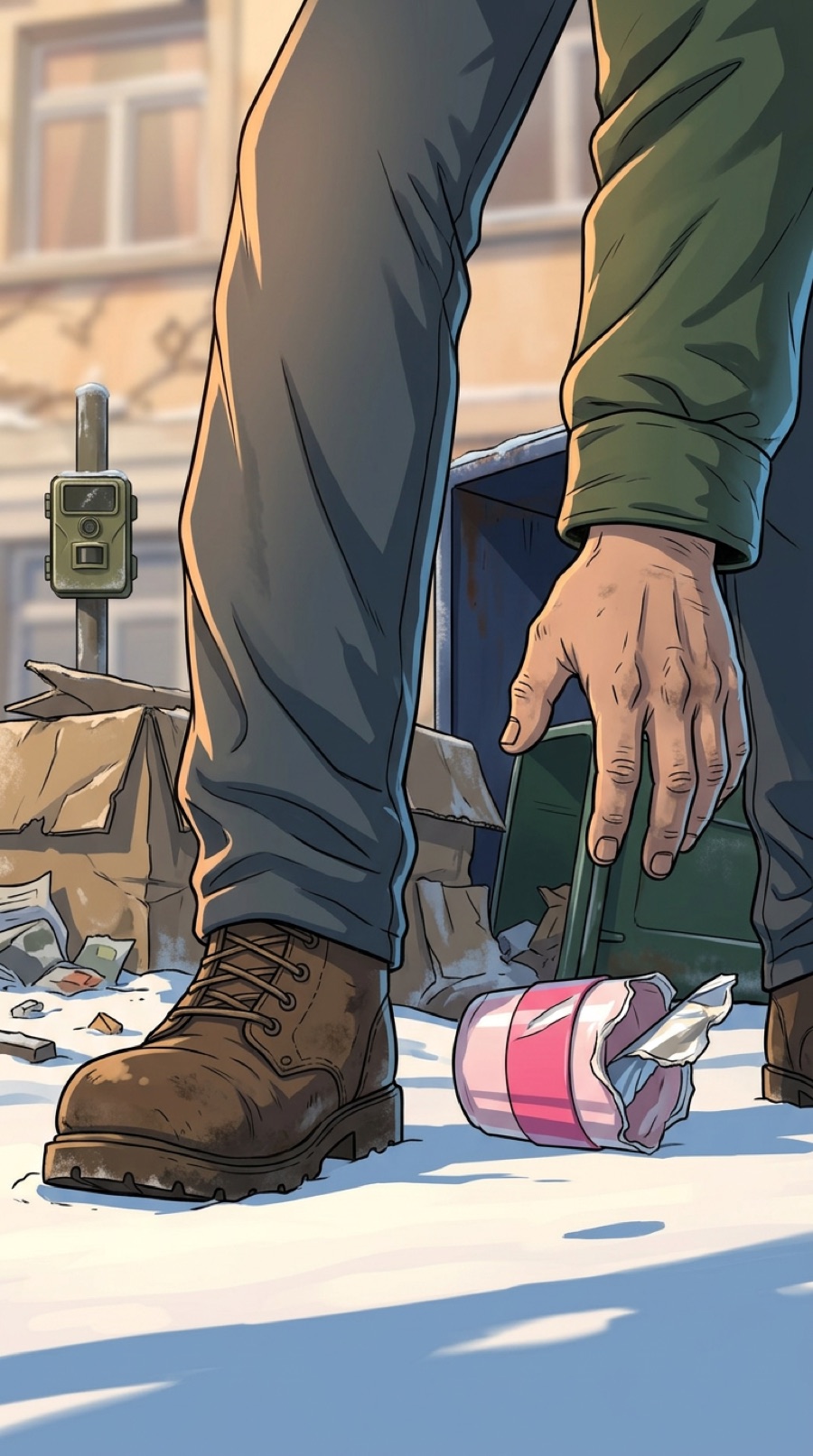 Episode 1 keyframe — “Tracks”.